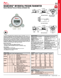 Thumbnail of document Brochure - MSX Magnesense Differential Pressure Transmitter